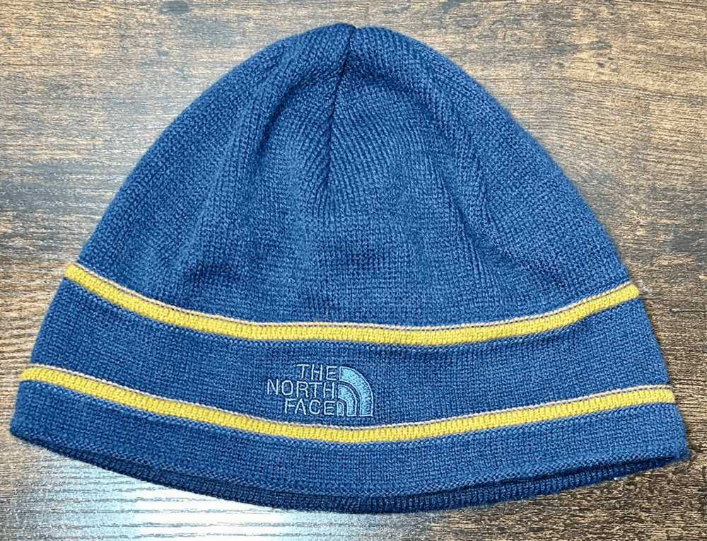The North Face Youth Blue Fleece Lined Thermal Beanie Winter Hat